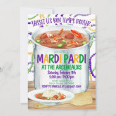 Invitation de Mardi Gras (Devant)