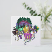 Invitation de Mardi Gras (Debout devant)
