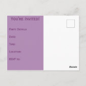 Invitation de Mardi Gras (Dos)