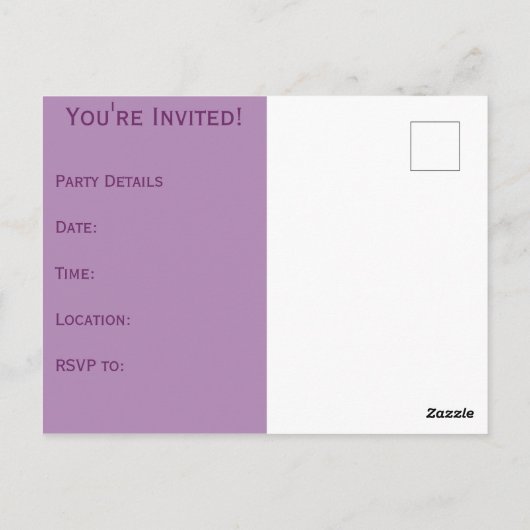 Invitation de Mardi Gras (Dos)