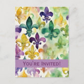 Invitation de Mardi Gras (Devant)