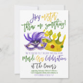 Invitation de Mardi Gras (Devant)