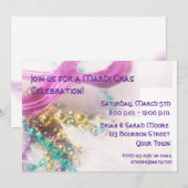 Invitation de Mardi Gras (Devant / Derrière)