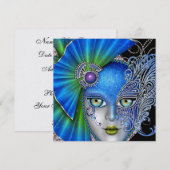 Invitation de Mardi Gras (Devant / Derrière)