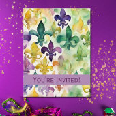 Invitation de Mardi Gras
