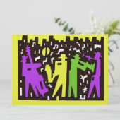 Invitation de Mardi Gras (Debout devant)