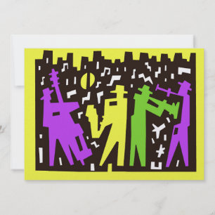 Invitation de Mardi Gras