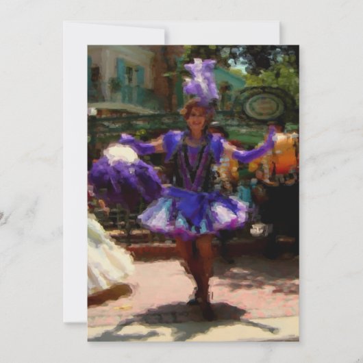 Invitation de mardi gras (Devant)