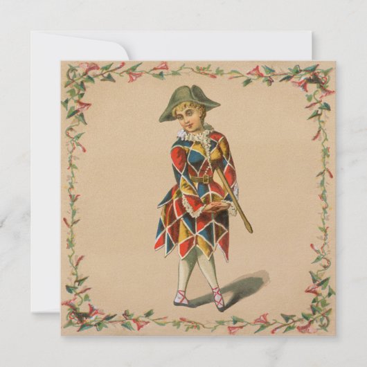 Invitation de Mardi Gras (Devant)