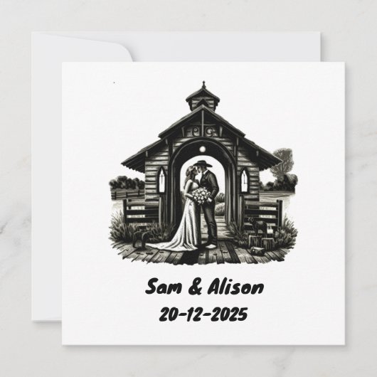 Invitation de mariage (Devant)