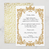 Invitation de mariage (Devant / Derrière)