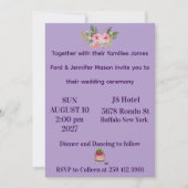 Invitation de mariage (Devant)
