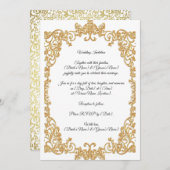 Invitation de mariage (Devant / Derrière)