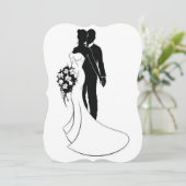 Invitation de mariage (Debout devant)