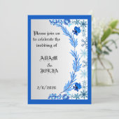 Invitation de mariage (Debout devant)