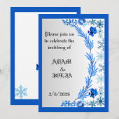 Invitation de mariage (Devant / Derrière)