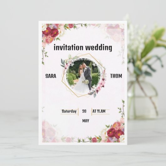 INVITATION DE MARIAGE (Debout devant)