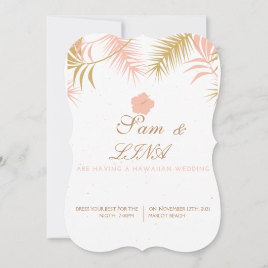 Invitation de mariage (Devant)