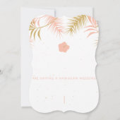 Invitation de mariage (Dos)