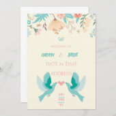 Invitation de mariage (Devant / Derrière)