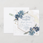 Invitation de mariage (Devant / Derrière)