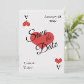 Invitation de mariage (Debout devant)