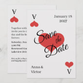 Invitation de mariage (Devant / Derrière)