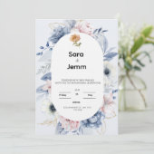 Invitation de mariage (Debout devant)