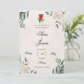 Invitation de mariage (Debout devant)
