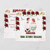 Invitation de mariage (Devant / Derrière)