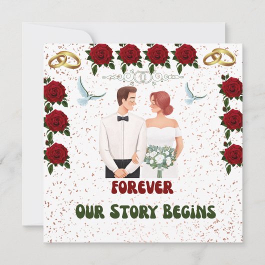 Invitation de mariage (Devant)