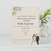invitation de mariage (Debout devant)