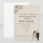 invitation de mariage (Devant / Derrière)