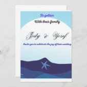 Invitation de mariage (Devant / Derrière)