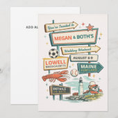Invitation de mariage (Devant / Derrière)