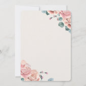 Invitation de mariage (Dos)