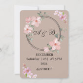 Invitation de mariage (Devant)