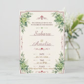 invitation de mariage (Debout devant)