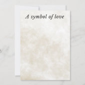 Invitation de mariage (Dos)