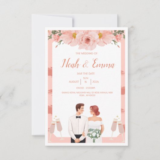 Invitation de mariage (Devant)