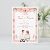 Invitation de mariage (Debout devant)