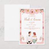 Invitation de mariage (Devant / Derrière)