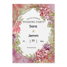 Invitation de mariage