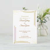 Invitation de mariage (Debout devant)