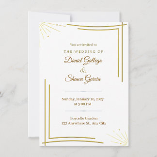 Invitation de mariage