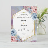 Invitation de mariage (Debout devant)