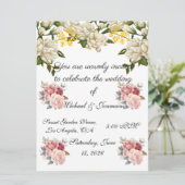 Invitation de mariage (Debout devant)