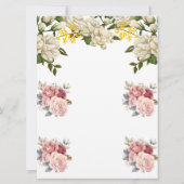 Invitation de mariage (Dos)