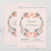 Invitation de mariage (Devant / Derrière)