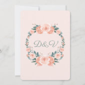Invitation de mariage (Dos)